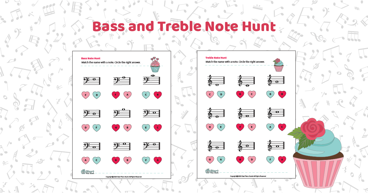 valentine-piano-bass-treble-worksheets