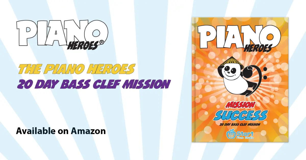 Piano Heroes: 20 Day Bass Clef Mission