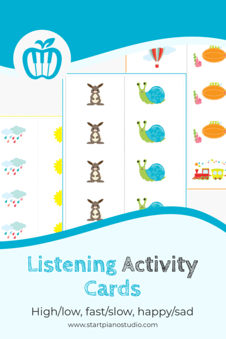 listening activity cards