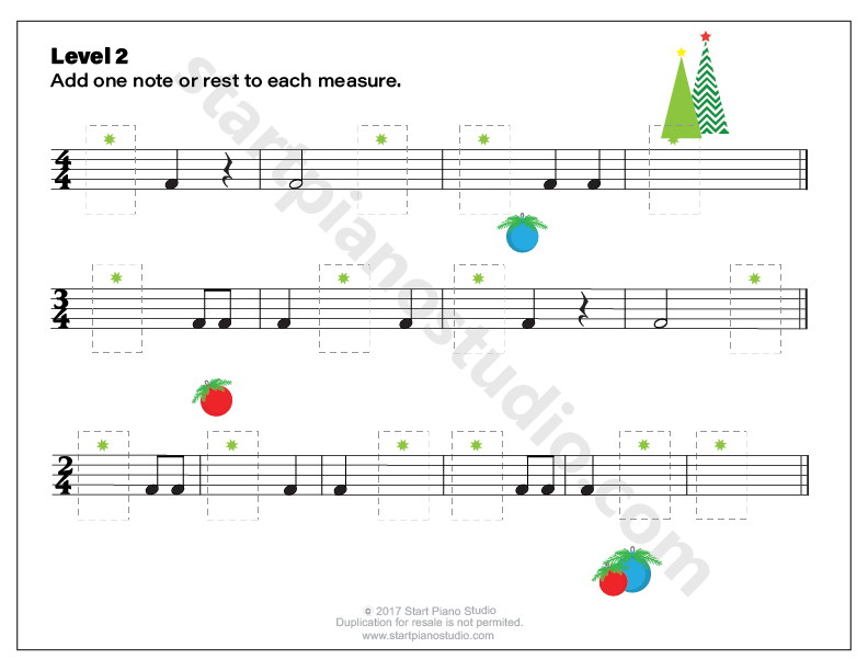 Holiday Rhythm Race (Level 2)