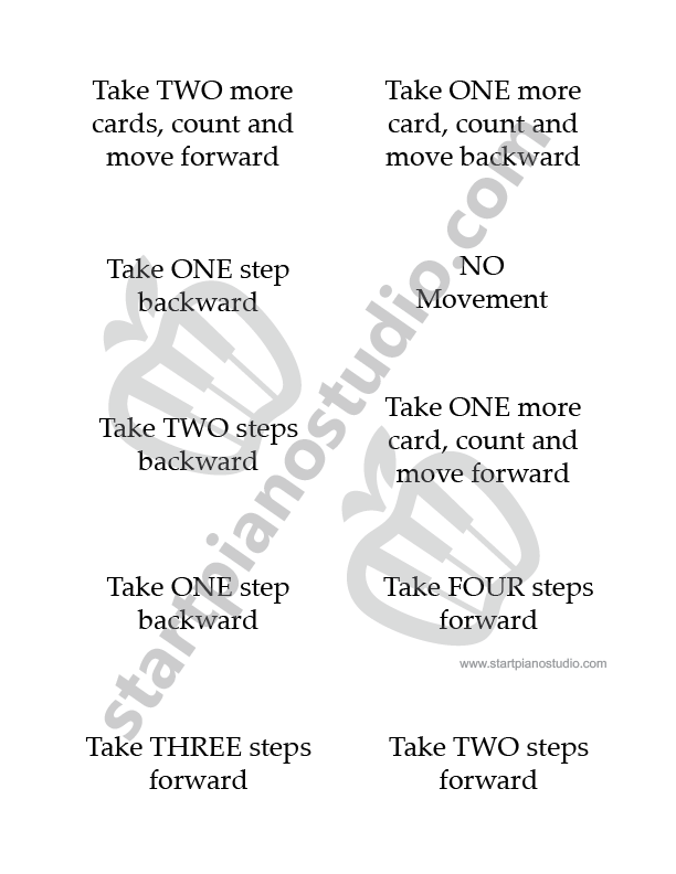 Valentine’s Letters Step and Skip Game