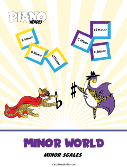 Minor World – Master Minor Key Signatures with Piano Heroes! 🎵🌍