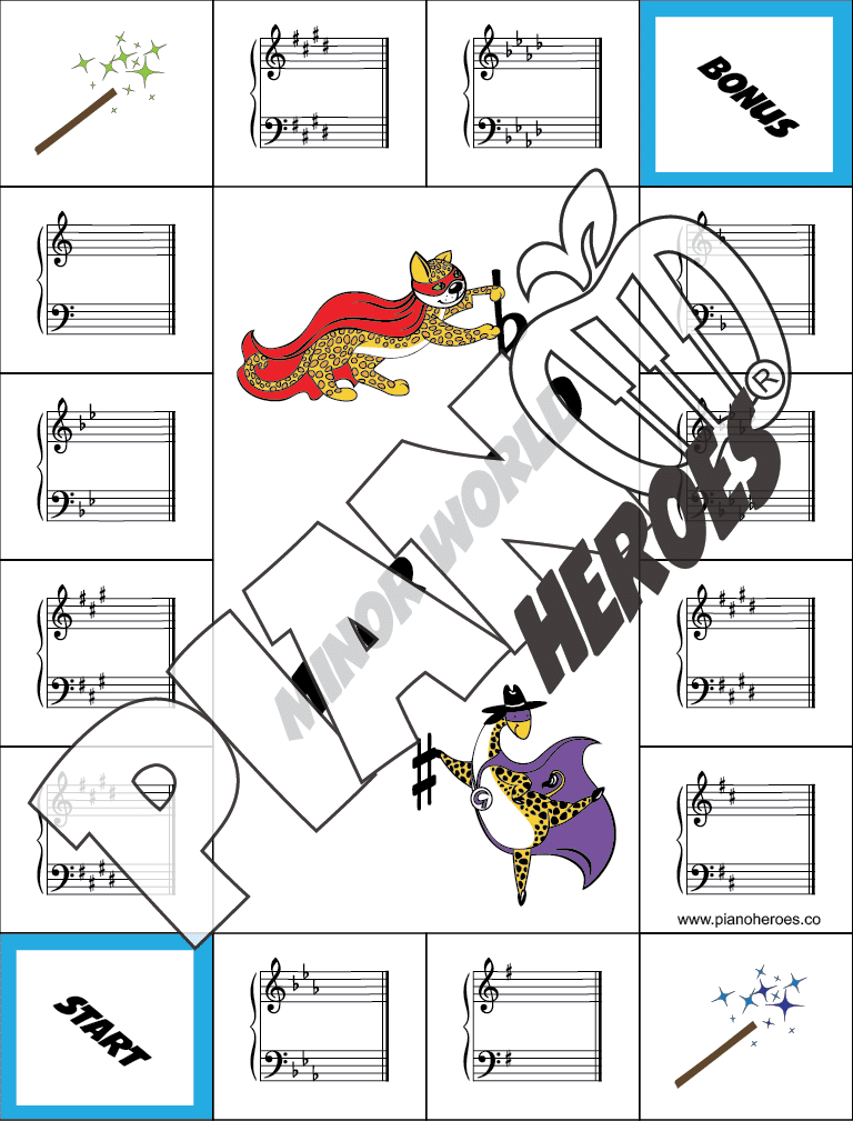 Minor World โ Master Minor Key Signatures with Piano Heroes! ๐ต๐