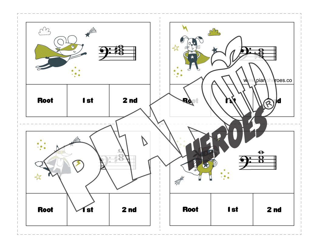 Superanimal Bass Chord Clip Cards
