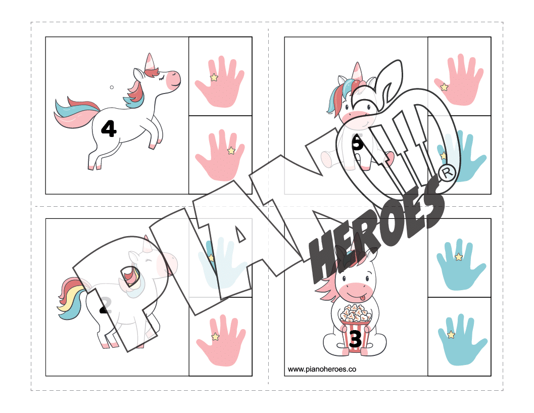 Unicorn Finger Numbers