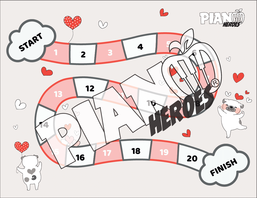 Valentine Pugs Rhythm