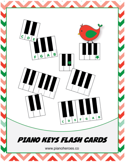 Keys Flash Cards Piano Heroes