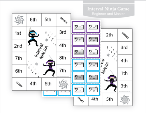 Interval Ninja Game, Beginner and Master