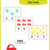 Count the Objects Clip Cards FREE