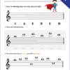 Treble Ledger Notes Superpower Note Study