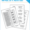 Scale Study Practice Cards (RCM Piano Level 4)