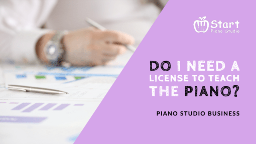 Do I need license to teach the piano?