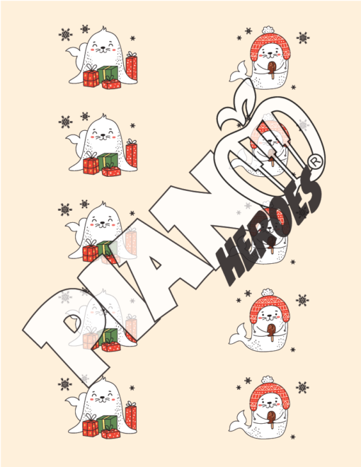 Christmas Seals Chromatic and Diatonic Half Steps - Piano Heroes ...