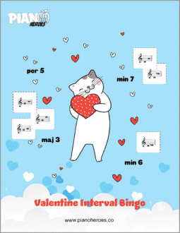 Valentine Interval Bingo