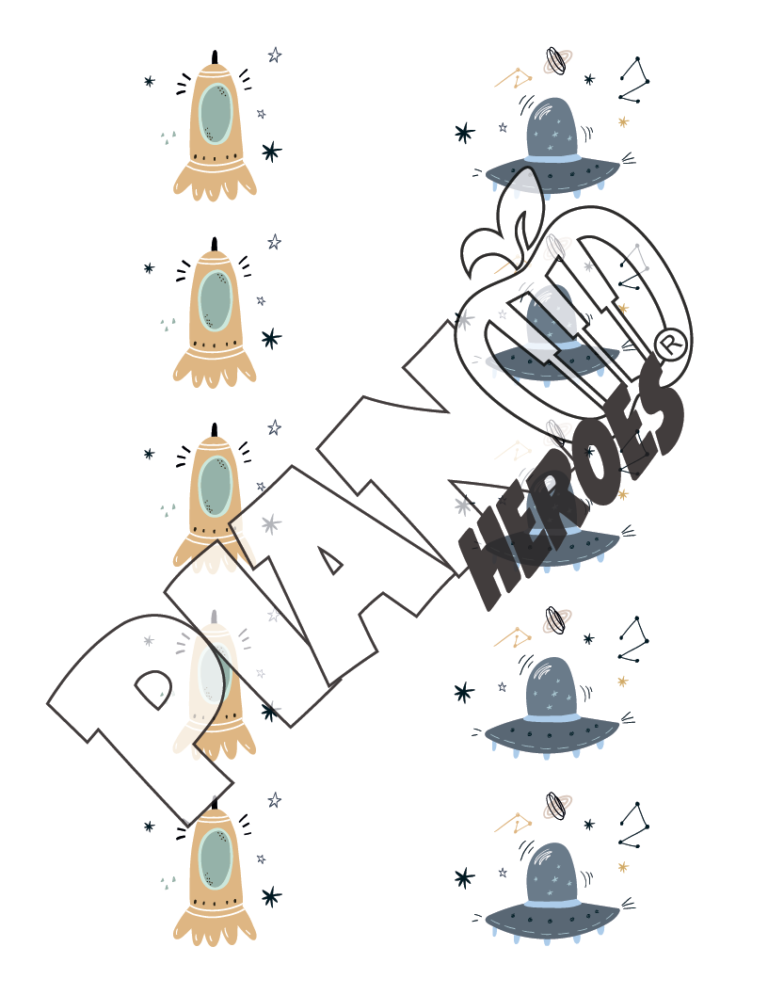 Space Fleet Chromatic and Diatonic Steps - Piano Heroes | Piano ...